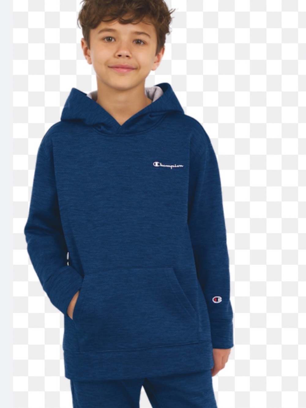 Champion Kids' Blue Pullover Hoodie
